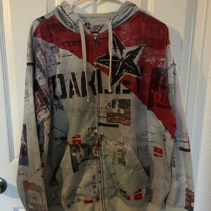 Vintage Y2K Oakley Propaganda full zip hoodie

Size large